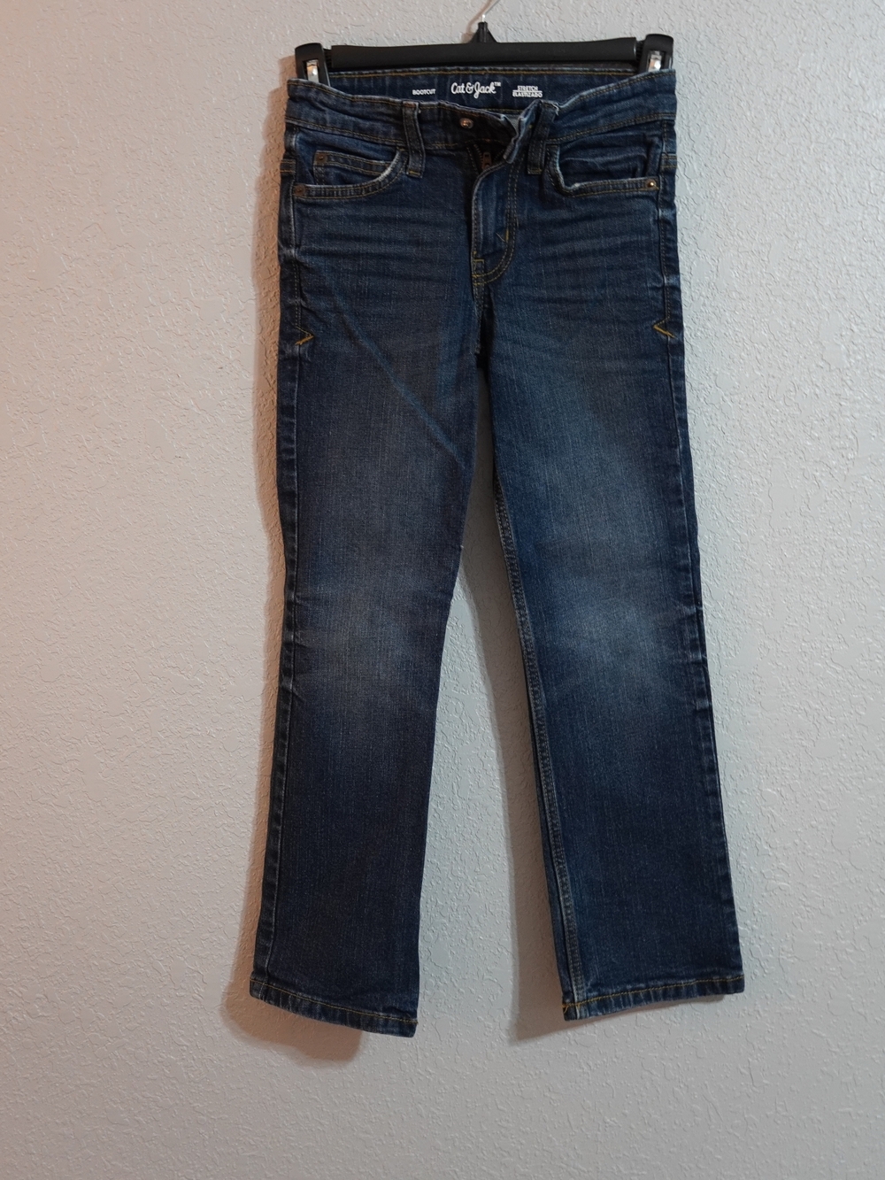 Cat & Jack Boys Dark Blue Straight-Leg Jeans